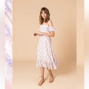 ATHENA PROCOPIOU Violet's Whisper Hippy silk Dress size 1/small